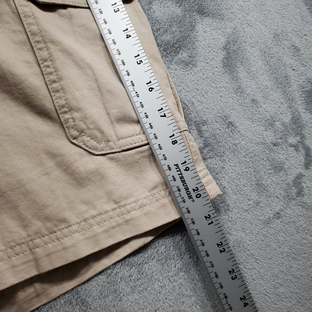 Columbia Omni-Shade Sun Protection Chino Shorts Khaki Cargo 6 Pockets Men Sz 32 - Picture 12 of 13